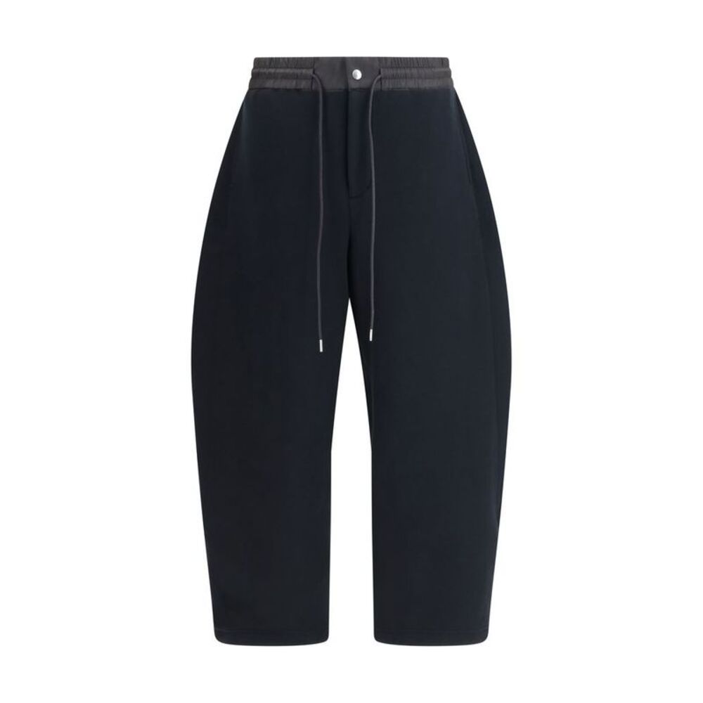 Sacai Black Cotton Athletic Men's Pants